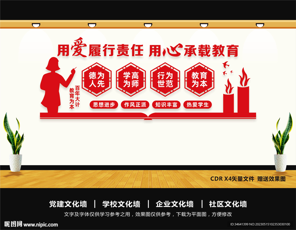 教师办公室文化墙