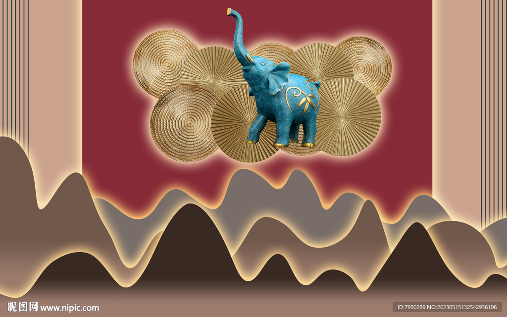 直播间背景墙 直 