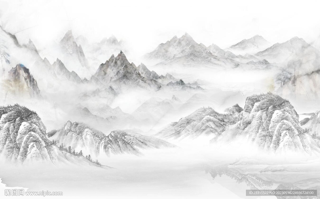 中式山水画