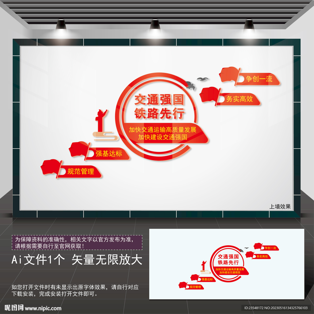 交通楼梯文化墙
