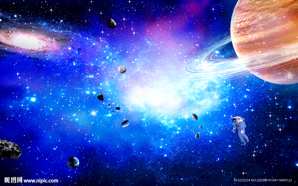 宇宙星空装饰背景墙