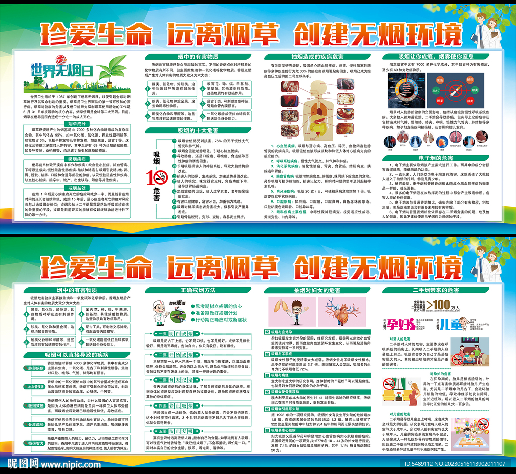禁烟展板