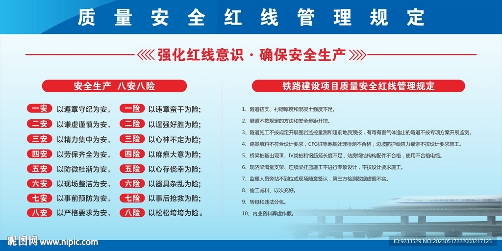 质量安全红线管理规定