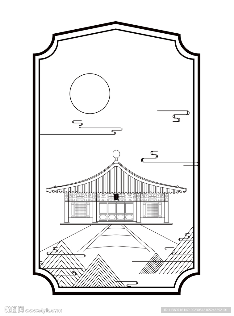 交泰宫线稿