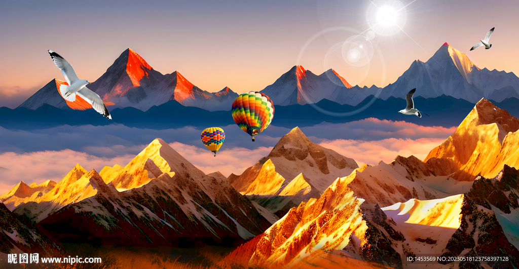 日照金山
