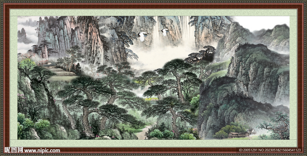 客厅山水画