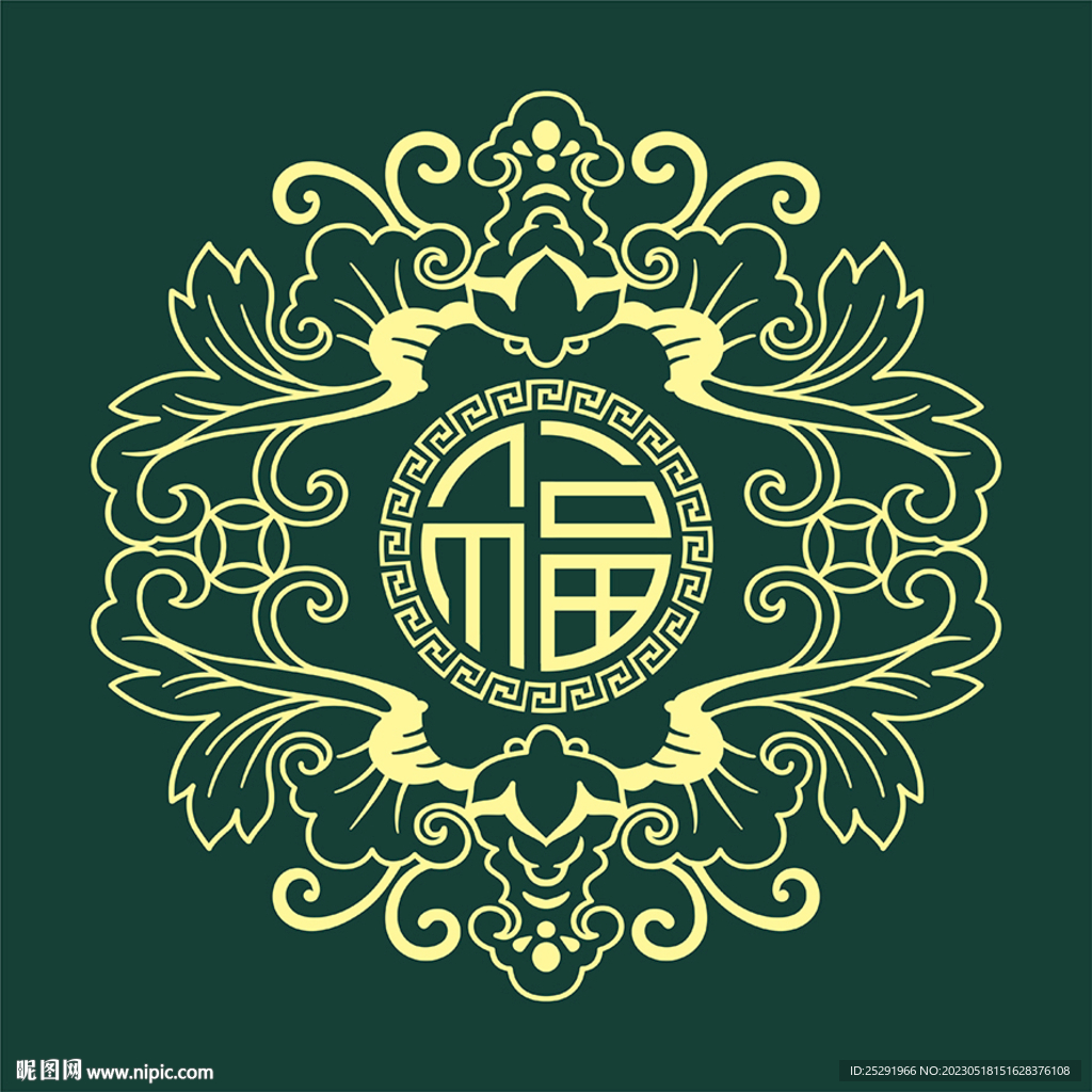 中式图案 福