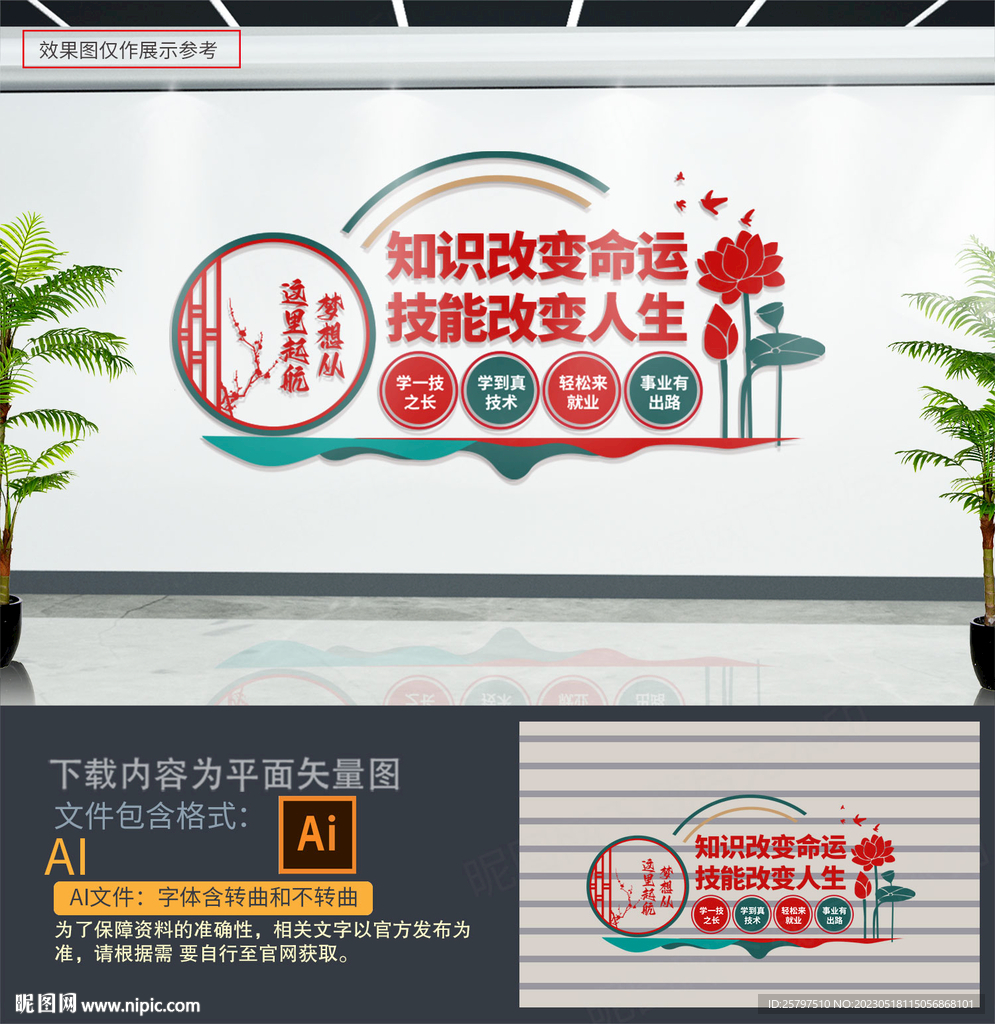 职业教育文化墙