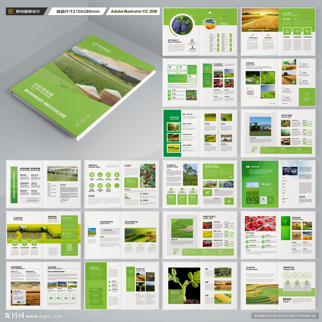 农产品宣传册