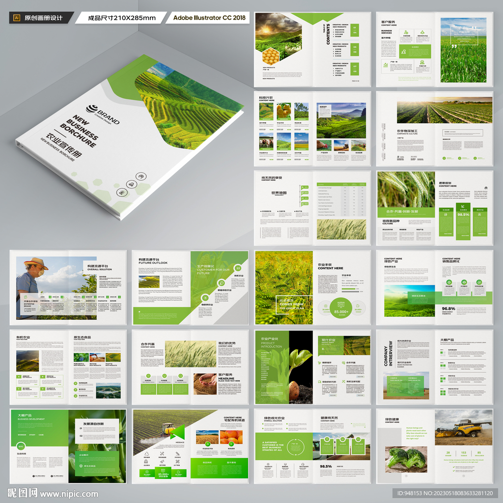 农业合作社画册