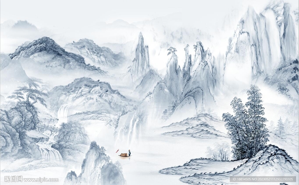 新中式背景墙