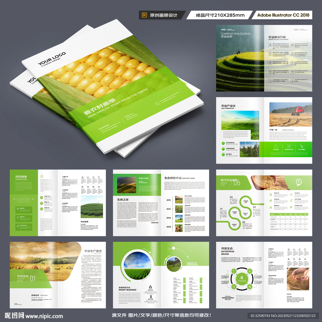 农产品宣传册