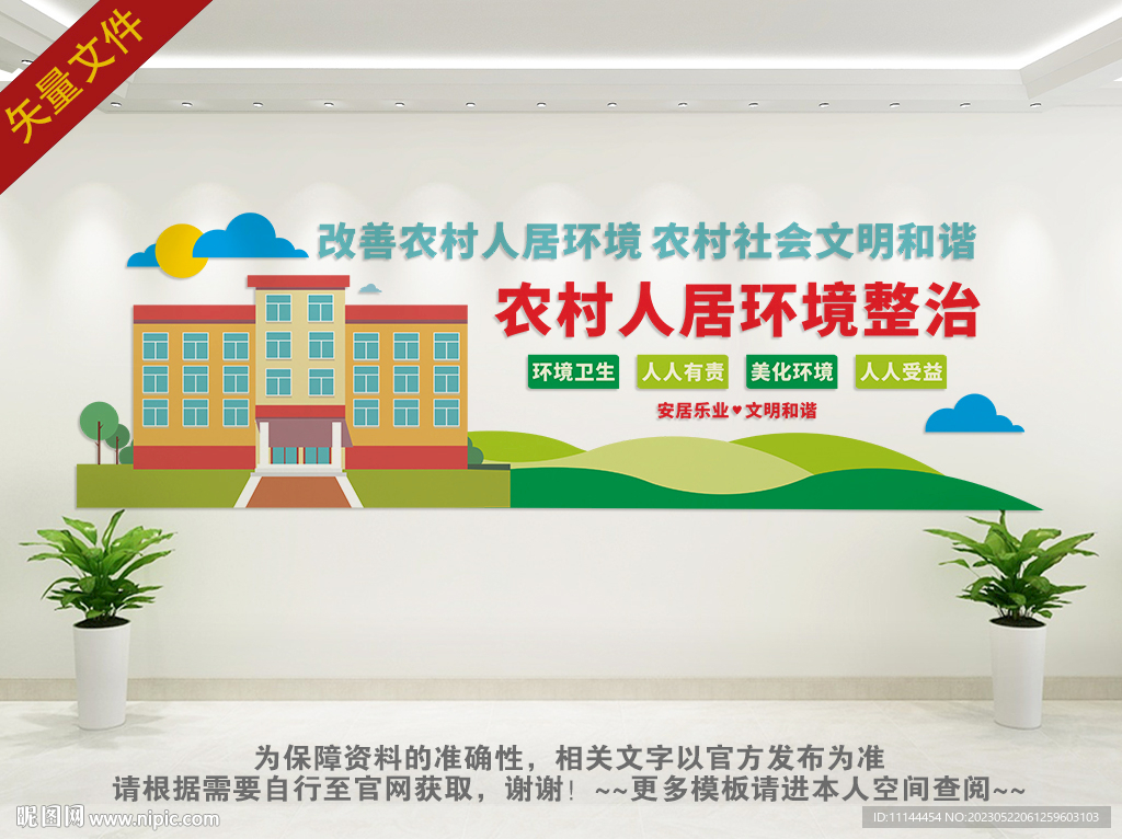 农村人居环境整治文化墙