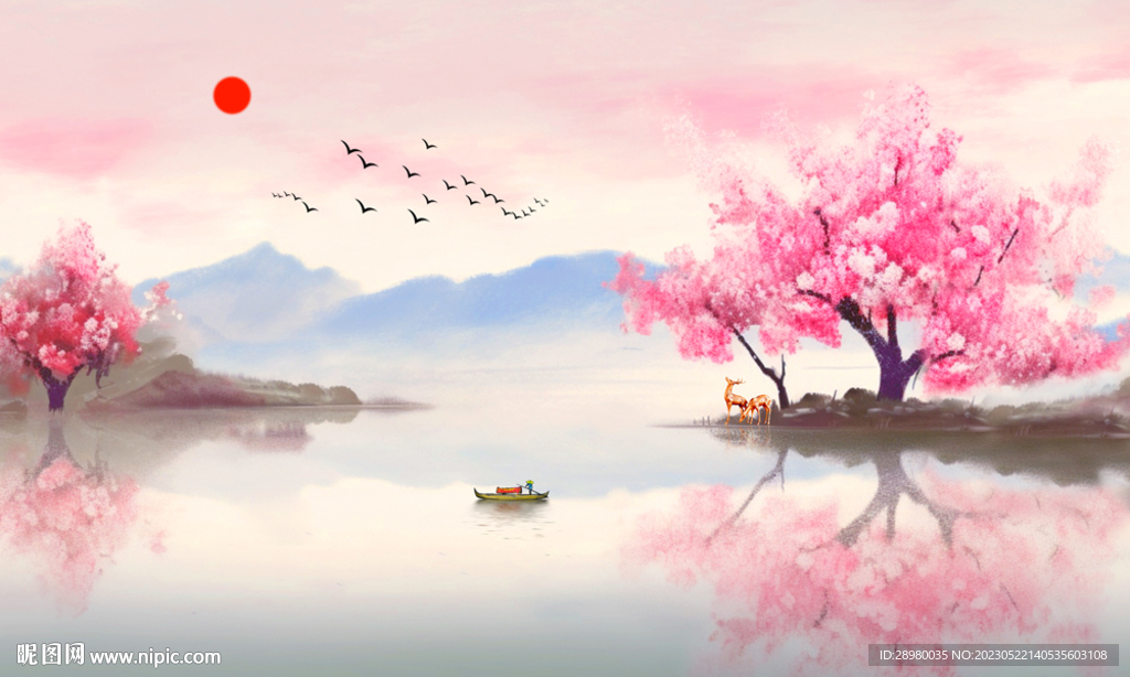 新中式水墨山水