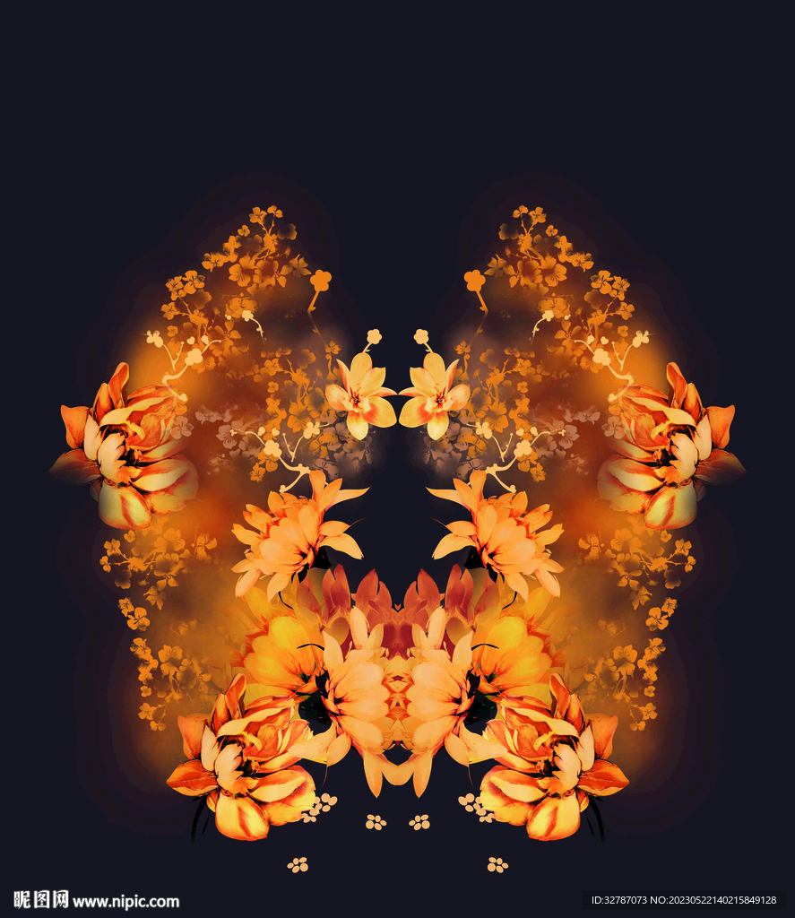 手绘花