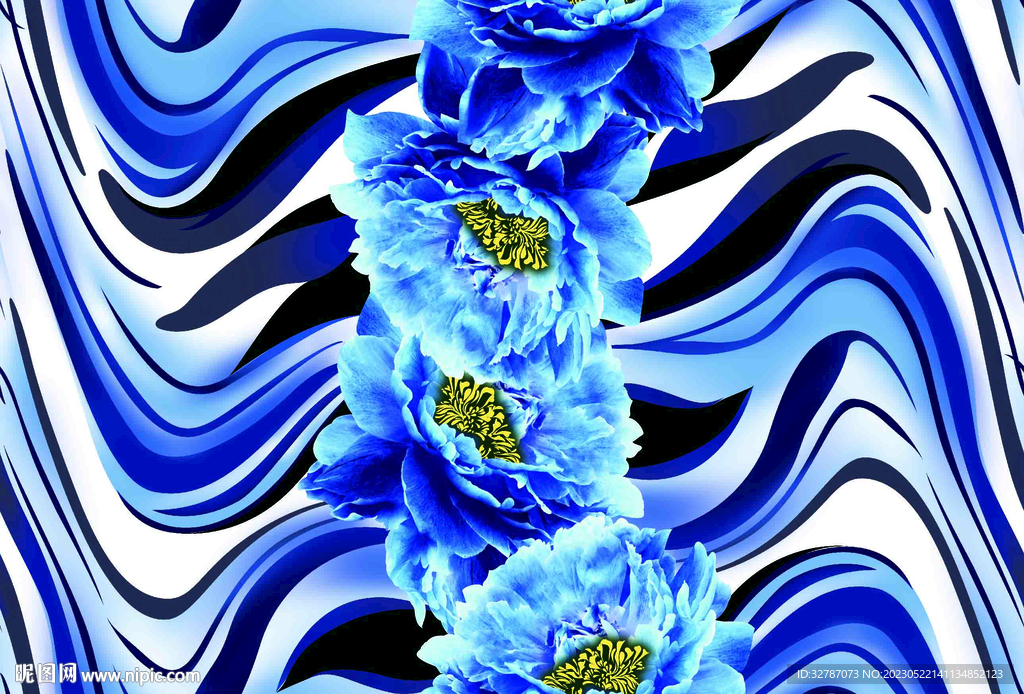 手绘花