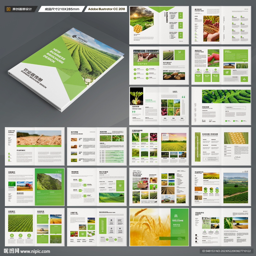 农业合作社画册