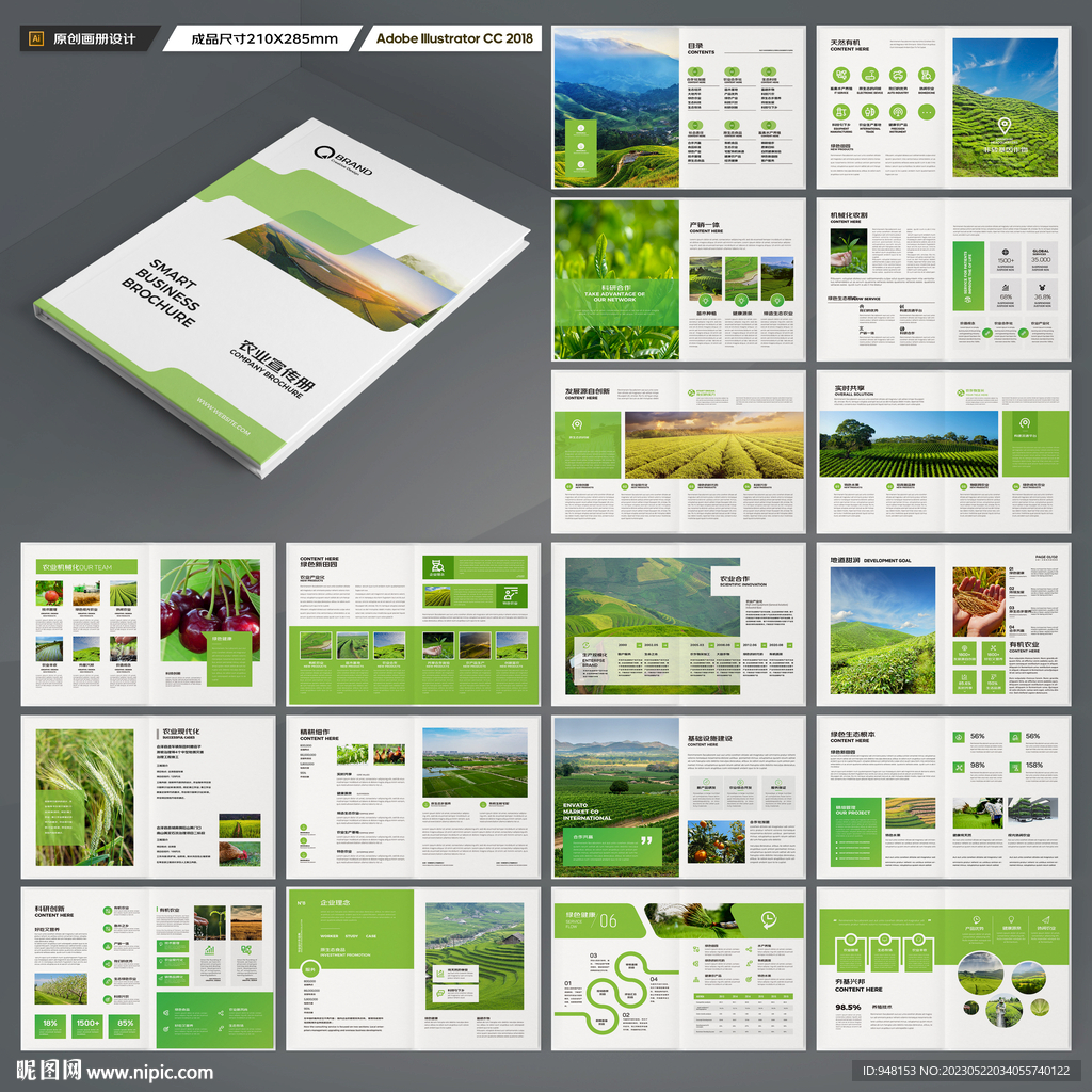 农业合作社画册