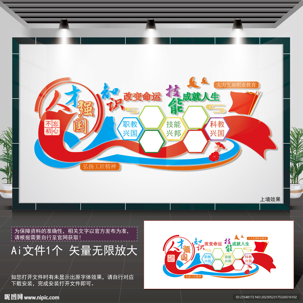 人才强国职教走廊文化