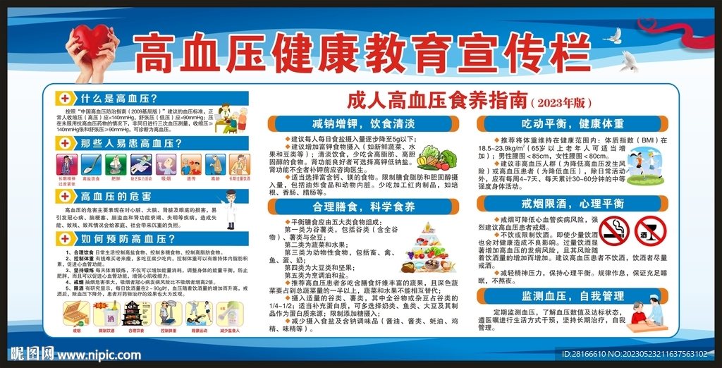 高血压健康教育宣传栏
