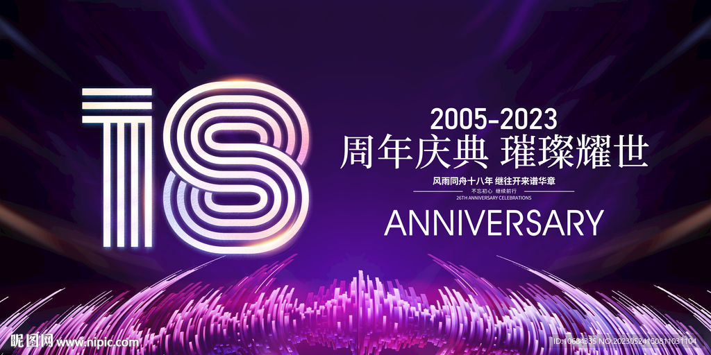 18周年