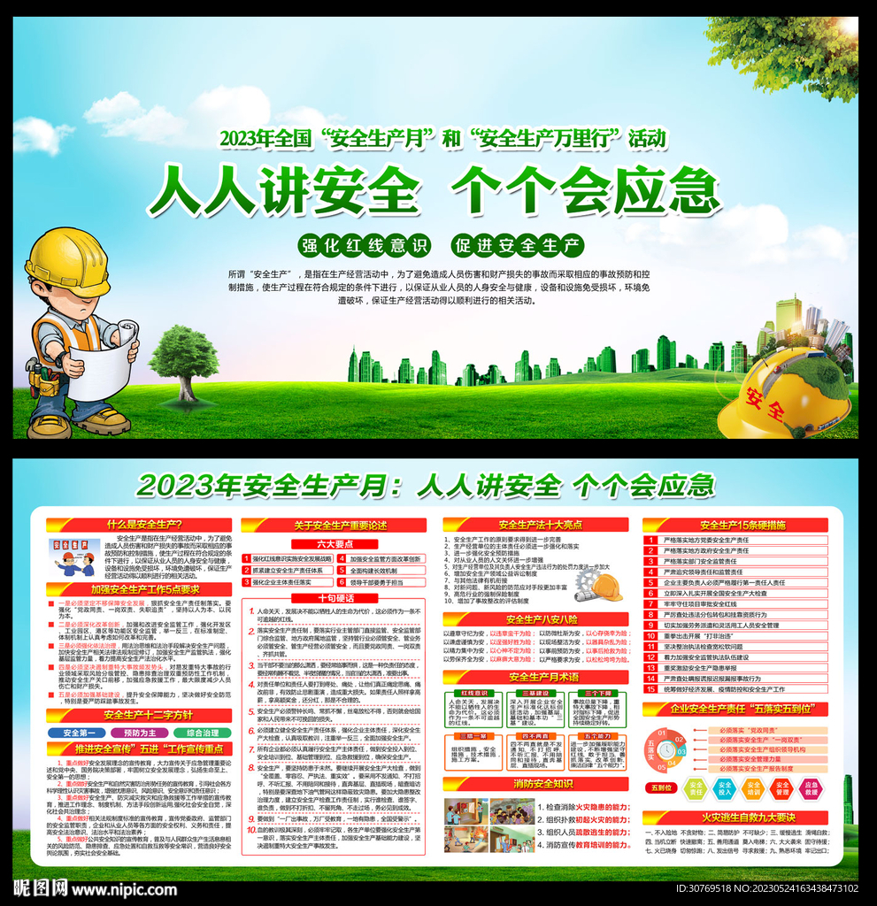 安全生产月宣传栏