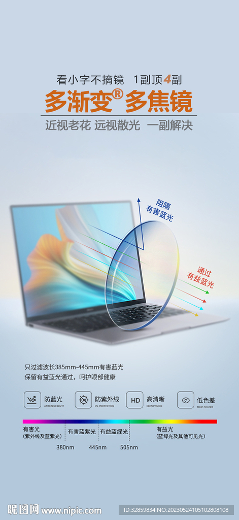 老花眼海报