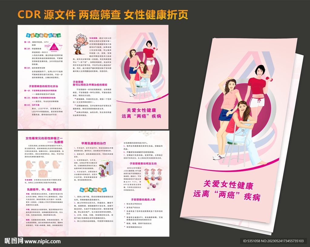  两癌筛查折页