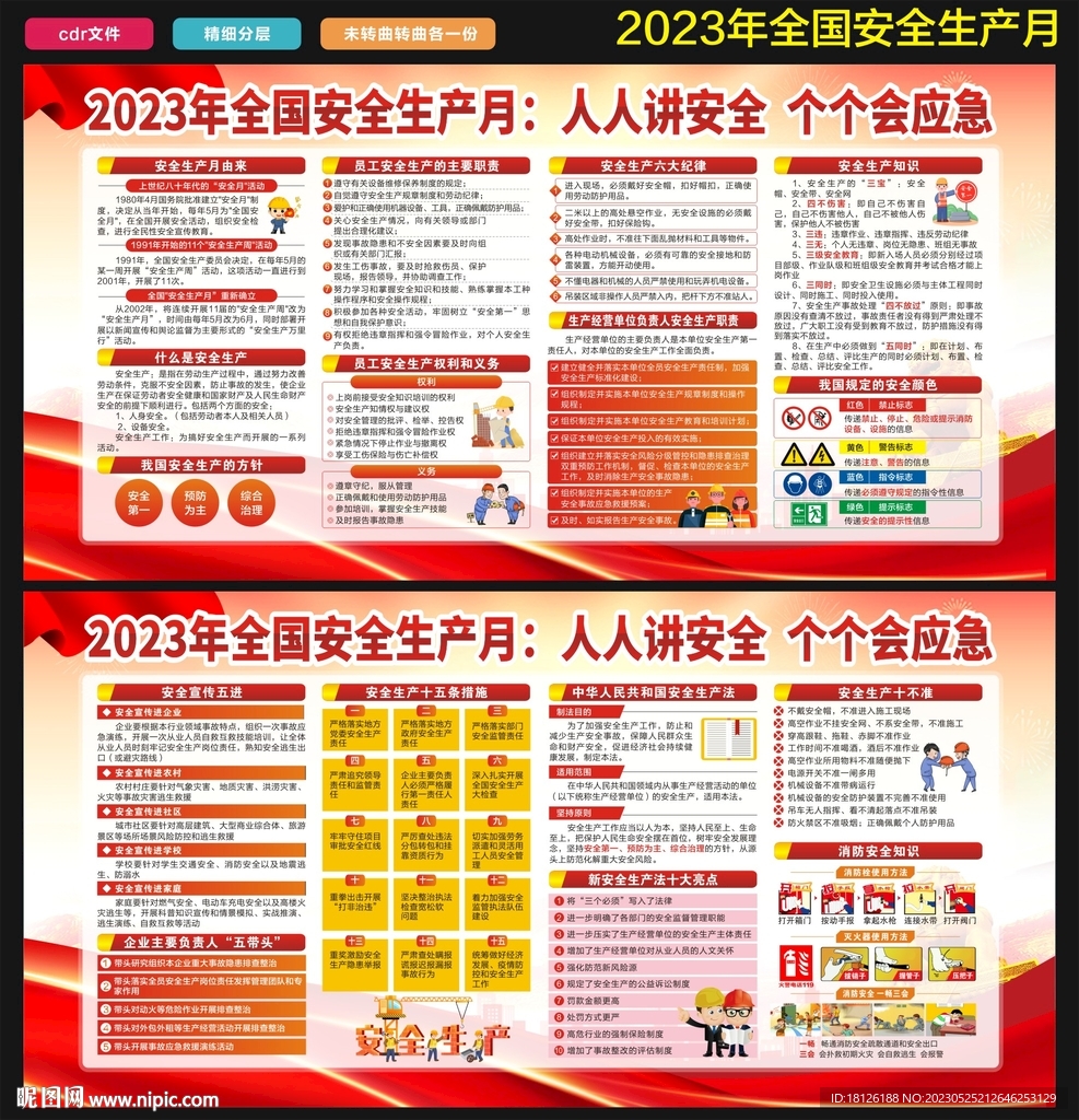 安全生产月展板