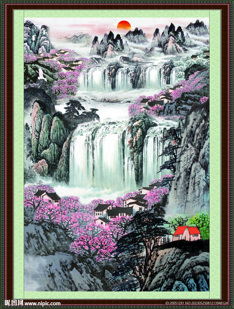 玄关山水画