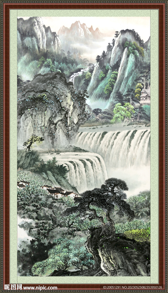聚宝盆风景画