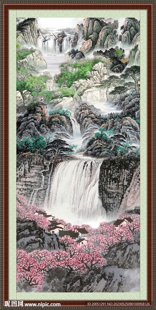 玄关山水画