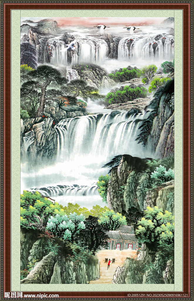 玄关山水画 
