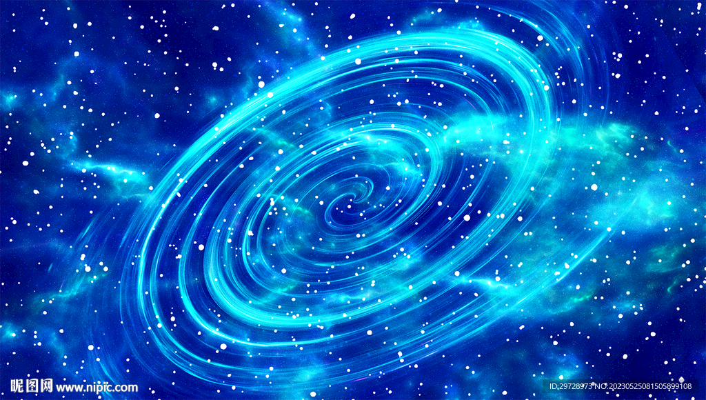 蓝色宇宙星空