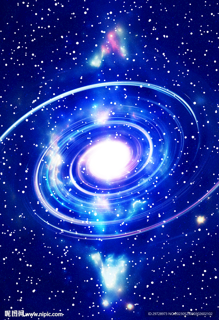 高清星空装饰画