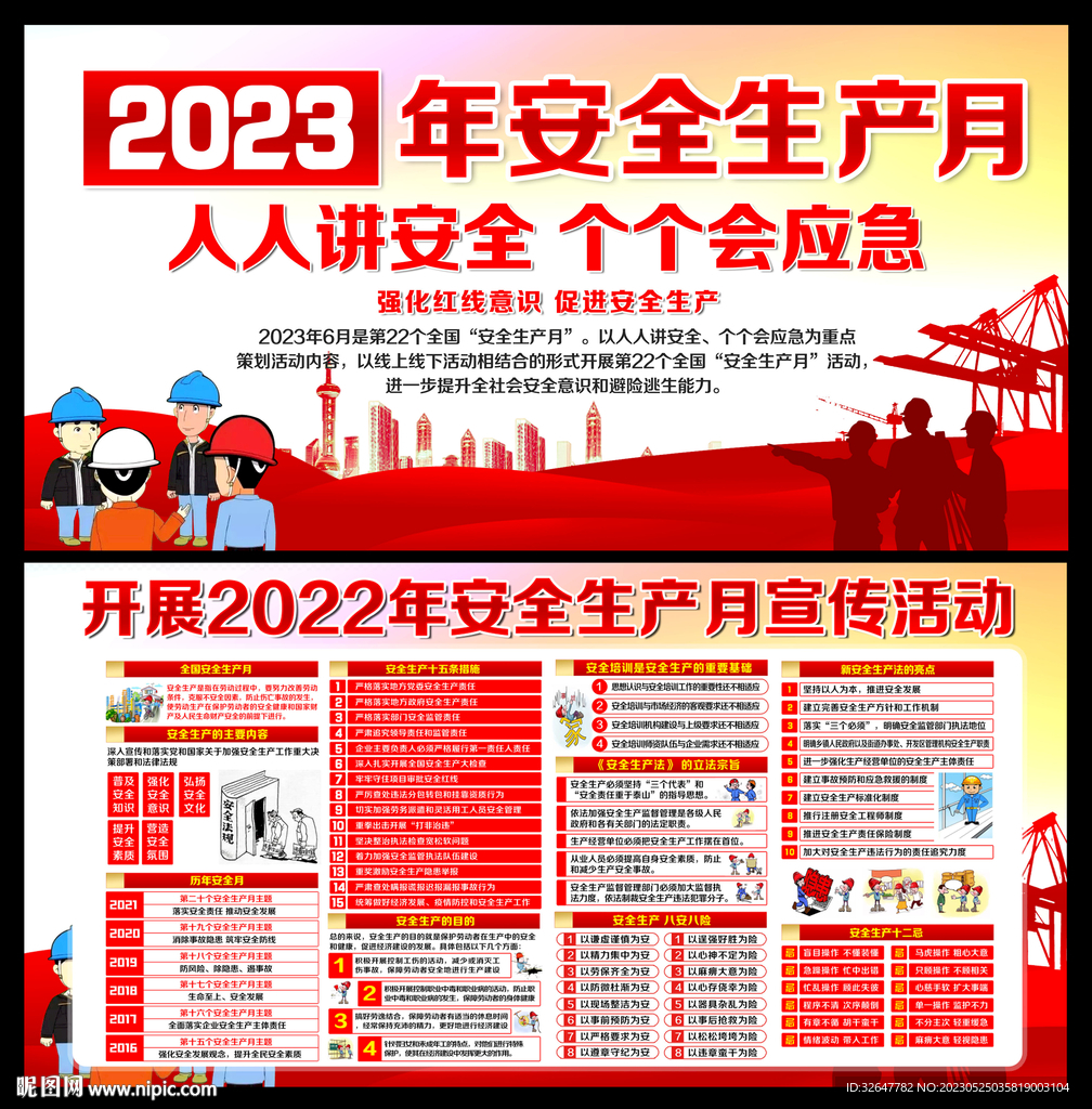 安全生产月宣传栏