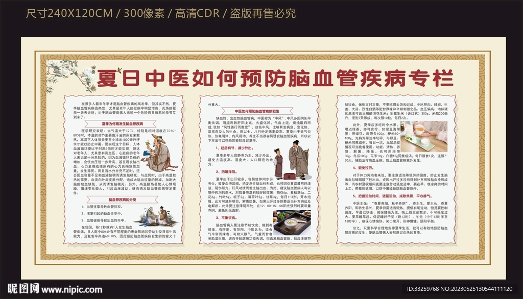 夏日中医预防脑血管疾病专栏