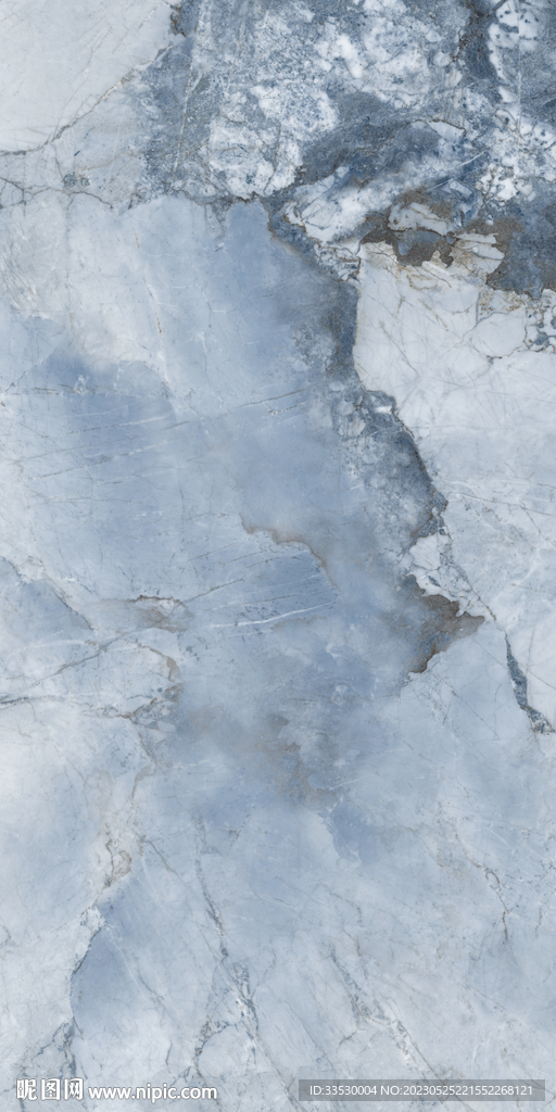 蓝色大理石纹