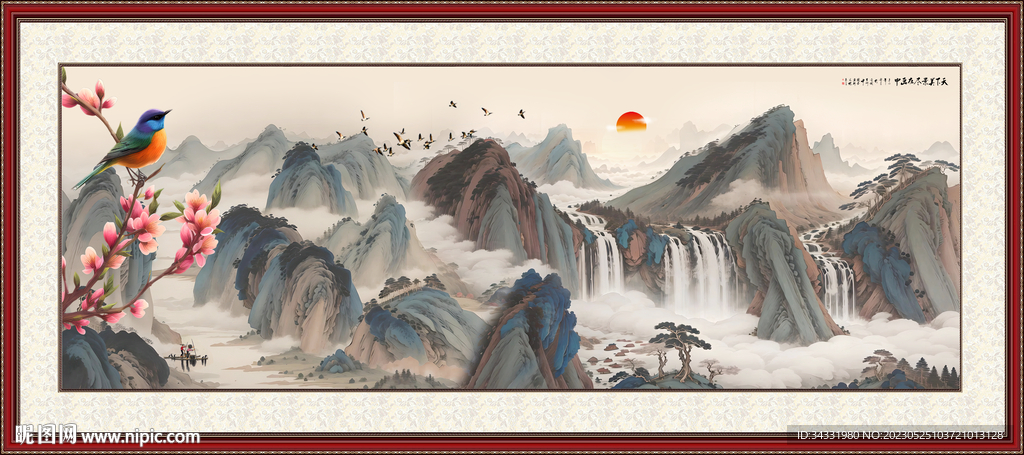 古风山水画
