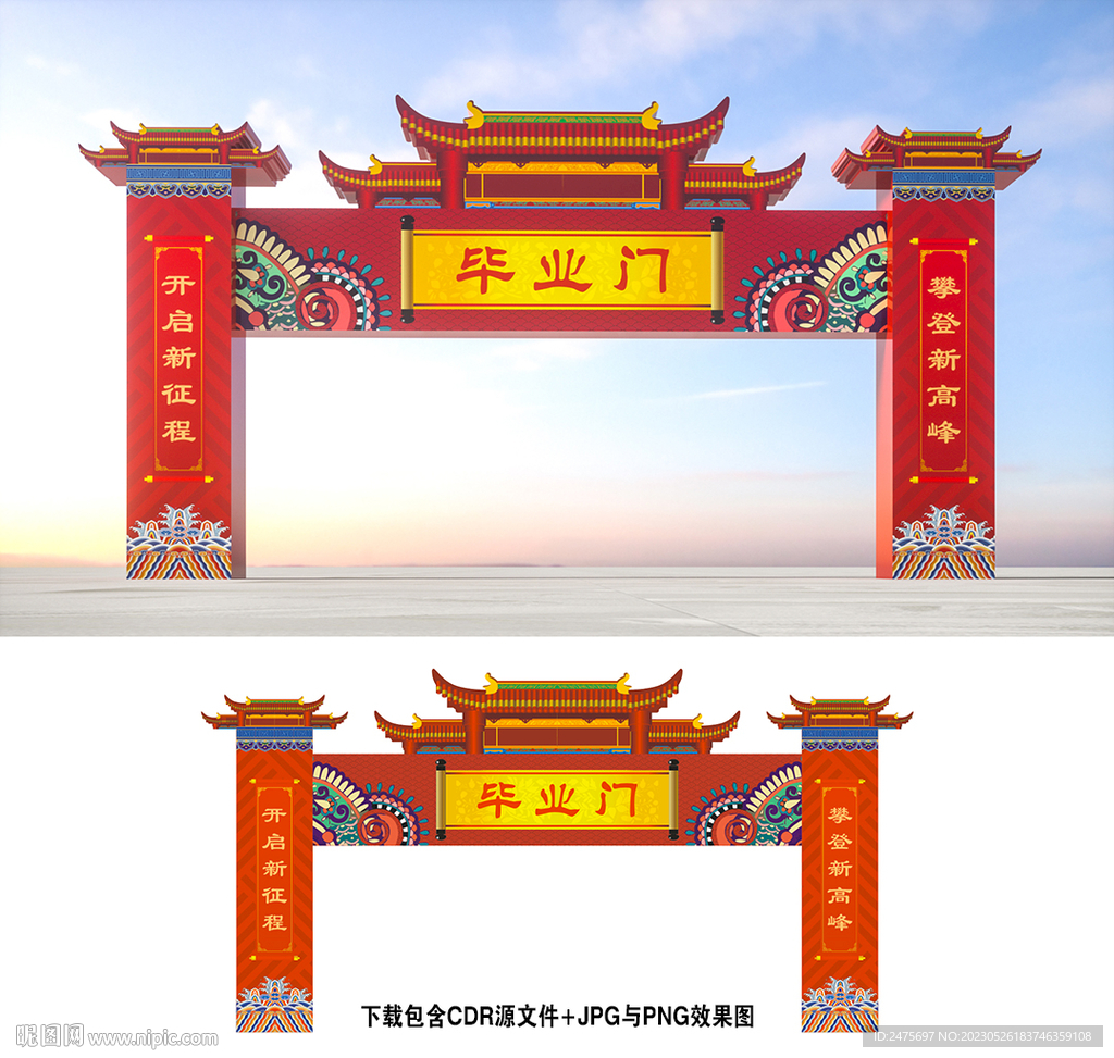 毕业门