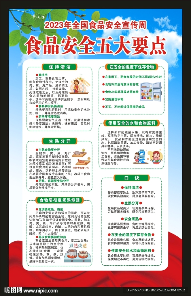 2023年食品安全宣传周海报