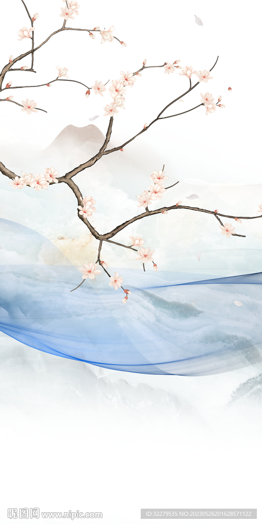 爆款 现代中式玄关 Tif分层