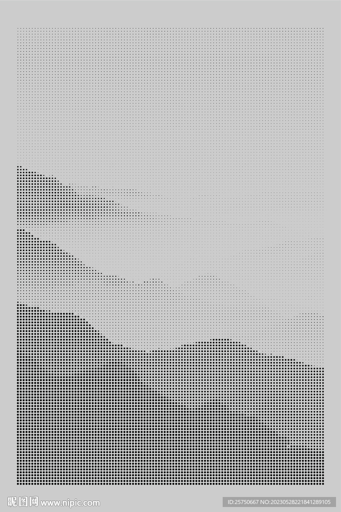 手绘山