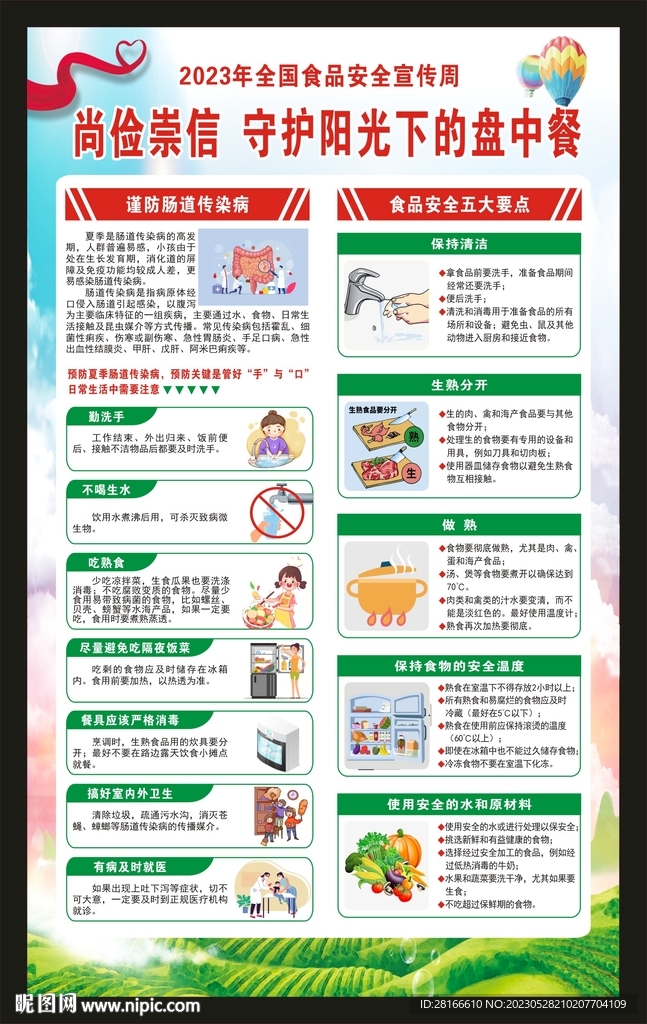 全国食品安全宣传周海报