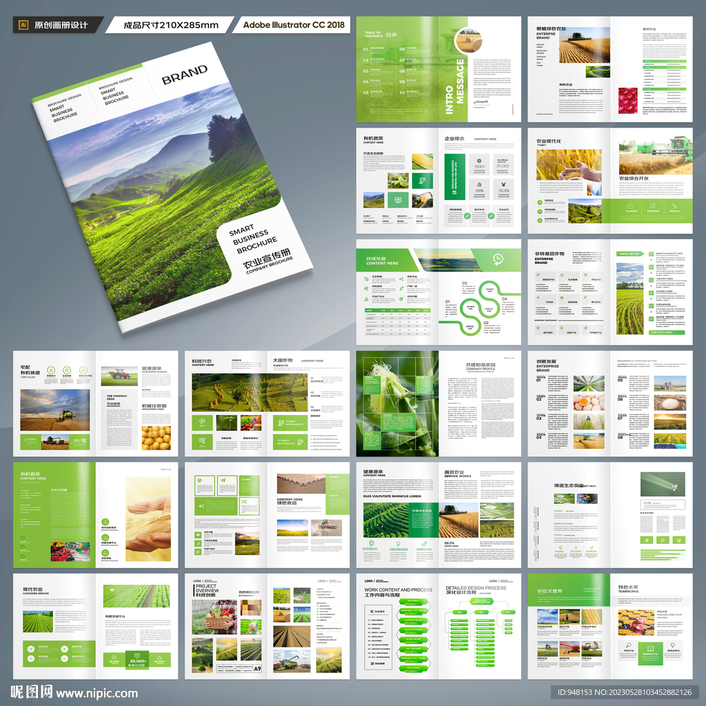 农业合作社画册