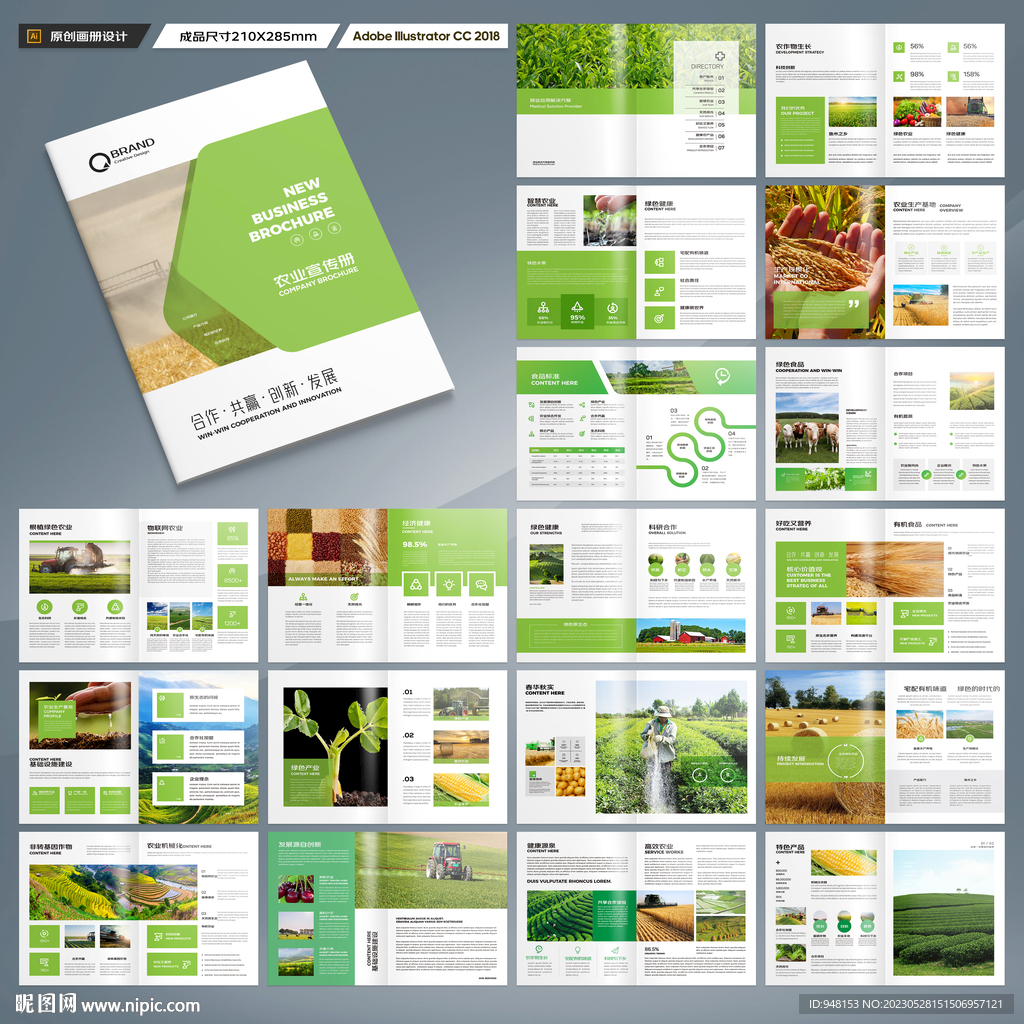农业合作社画册