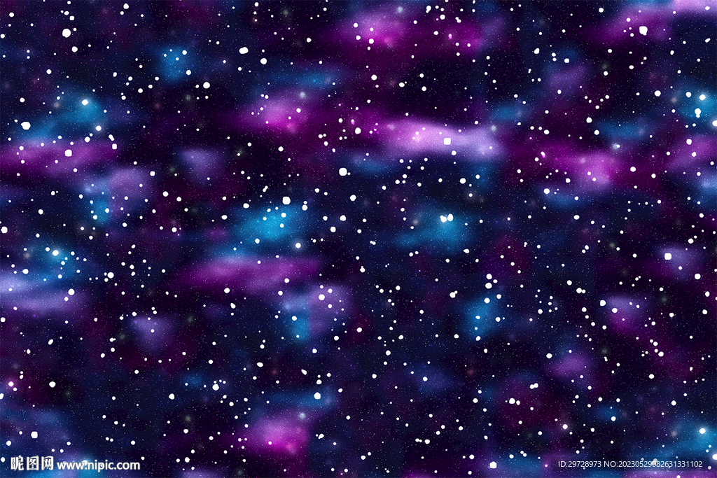 高清紫色大气星空