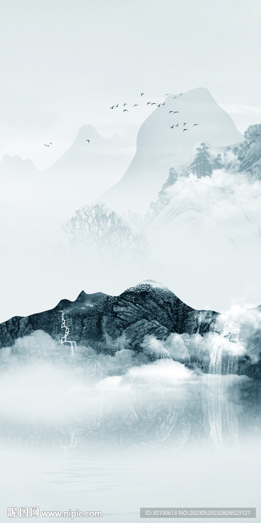 最新 意境中式玄关 tiF分层