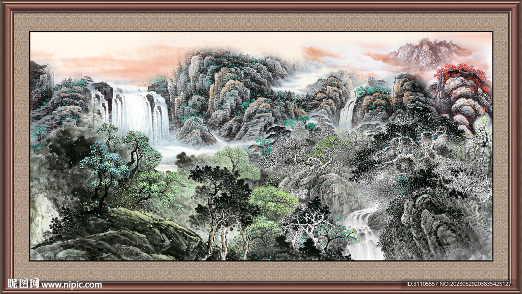 山水画 