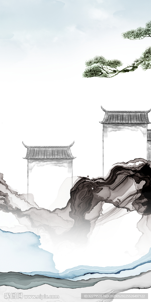 人气 高端中式玄关 TIf分层